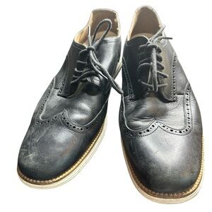 Cole Haan Grand.OS Black Leather Men's Shoes Size 15M (Used - Good Condition)